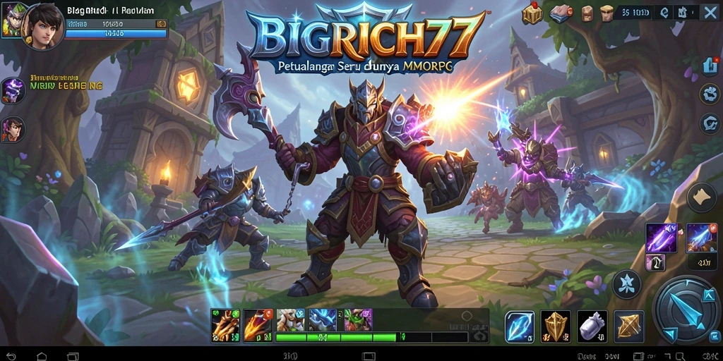 Tampilan gameplay seru dalam dunia fantastis BIGRICH77.