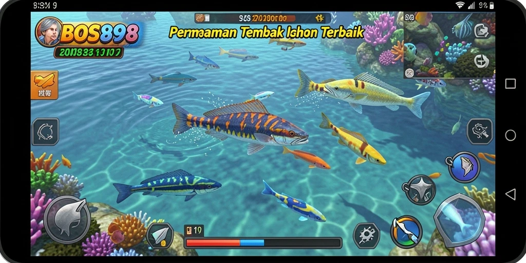 Tampilan menembak ikan yang seru di BOS898.