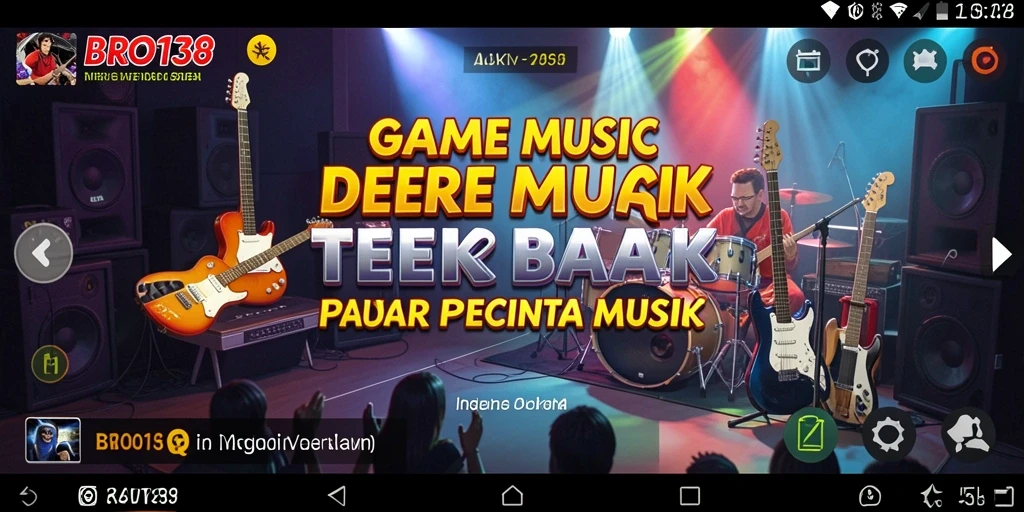 Tampilan gameplay <strong>BRO138</strong> yang seru dan interaktif dengan koleksi musik.