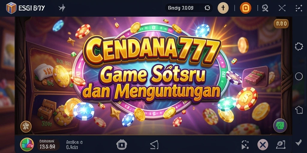 Tampilan gameplay CENDANA777 yang menarik dan penuh warna.