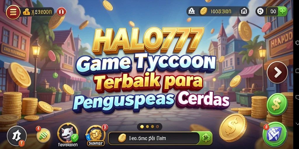 Tangkapan layar gameplay <strong>HALO777</strong> yang menunjukkan strategi bisnis yang seru.