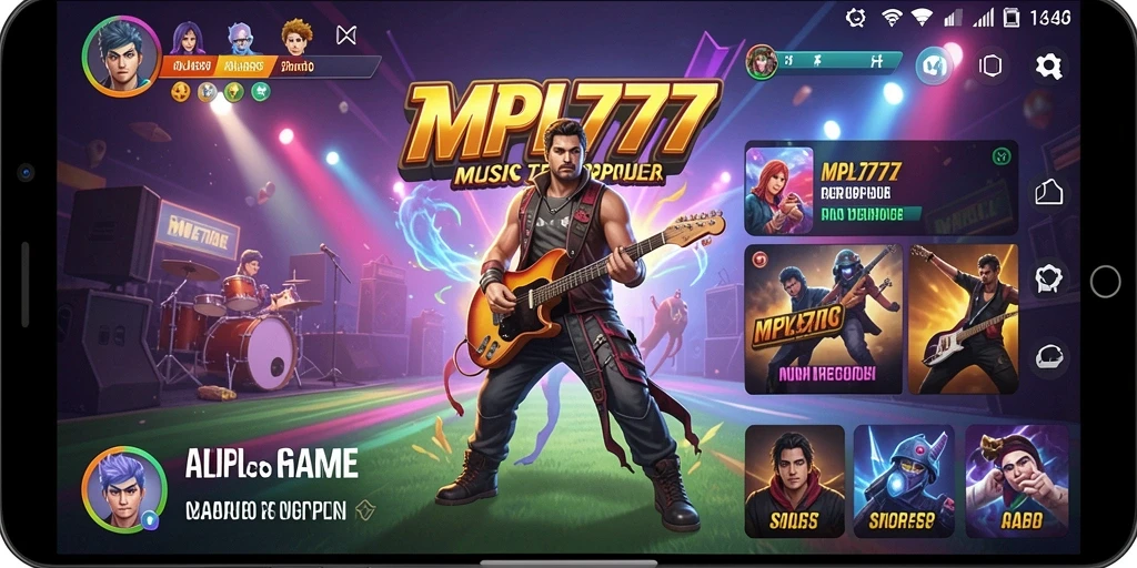 Tampilan gameplay MPL777 dengan berbagai lagu dan tantangan menarik.