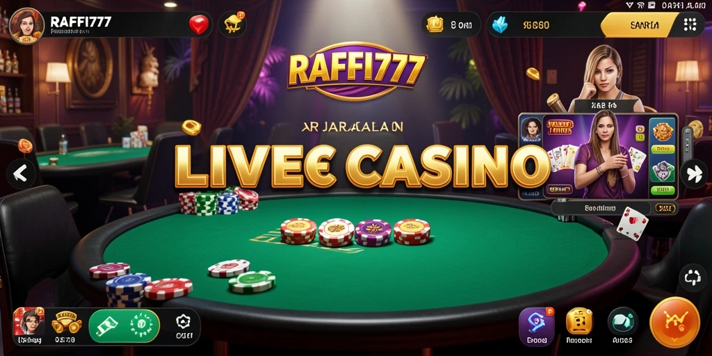Tampilan gameplay langsung yang menarik di RAFFI777.