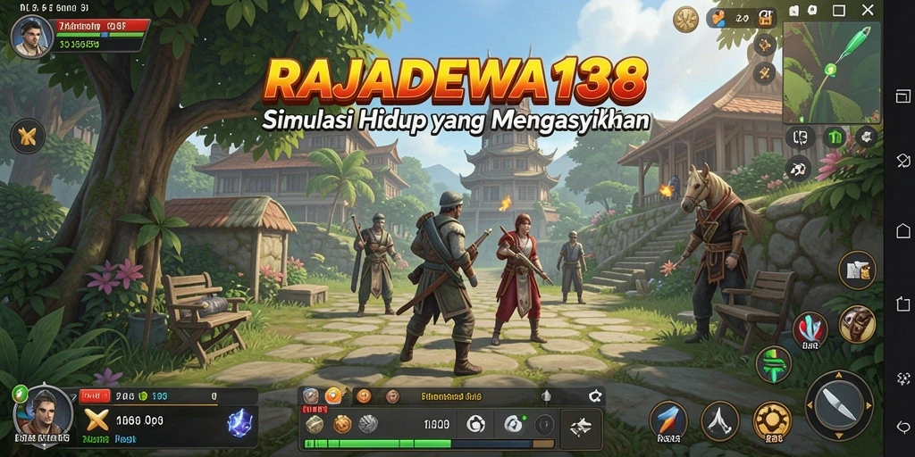 Screenshot utama menampilkan gameplay seru dari RAJADEWA138.