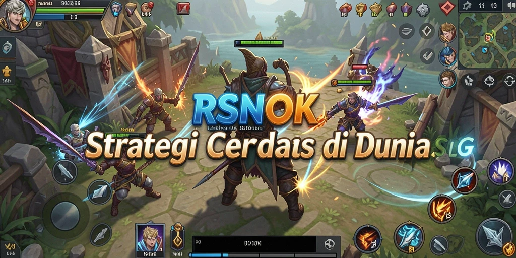 Tampilan gameplay RSNOK dengan strategi yang mendalam.