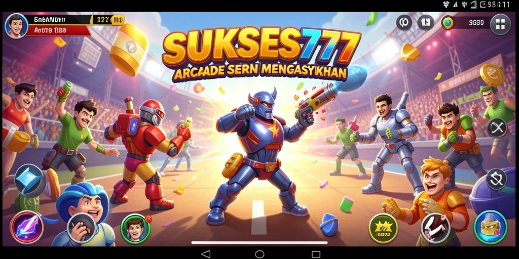 Tampilan gameplay seru dan menantang di SUKSES777.