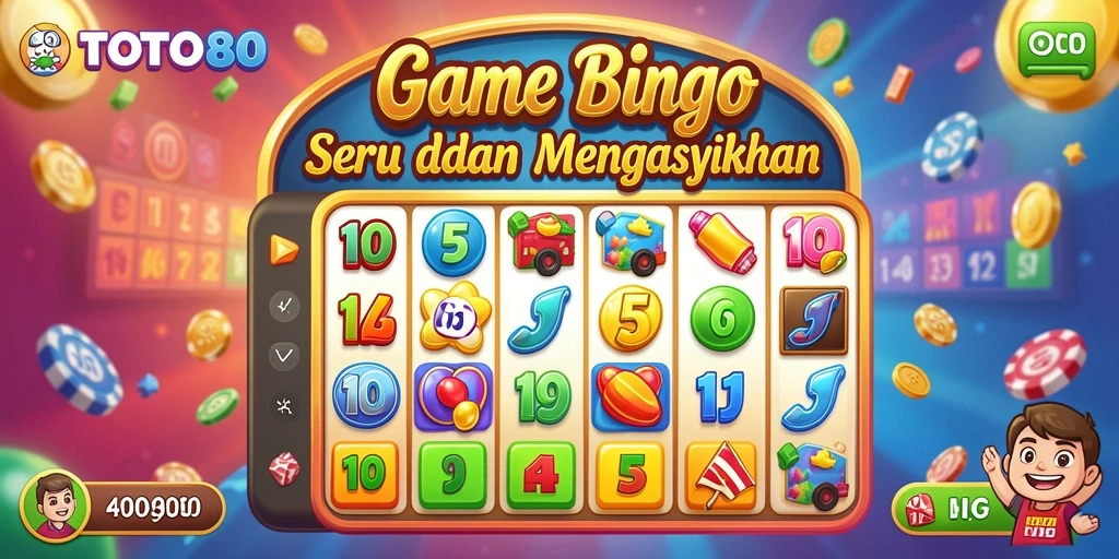 Tampilan gameplay TOTO80 dengan suasana Bingo yang menarik.