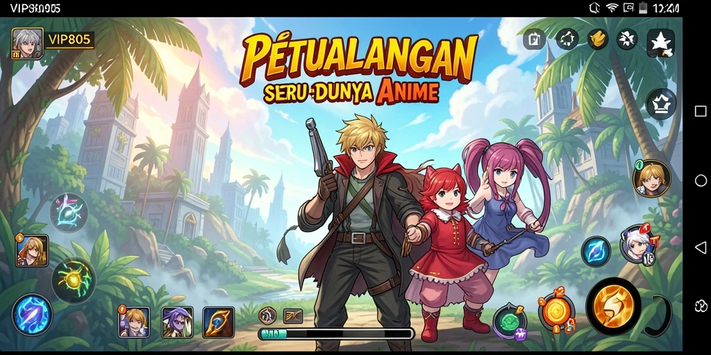 Screenshot dari gameplay menarik <strong>VIP805</strong> menampilkan karakter Anime yang memukau.